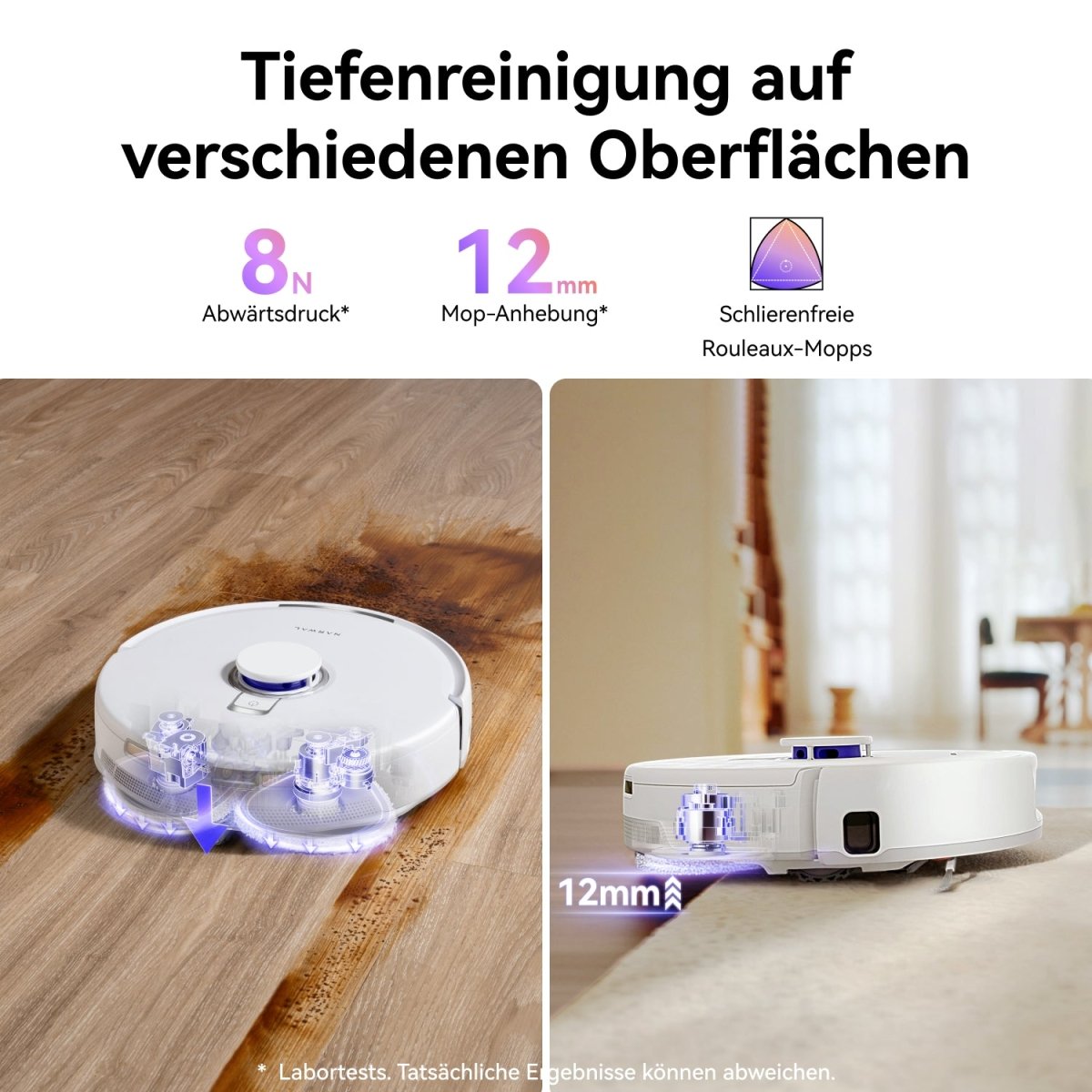 Freo Z10 3 in 1 Saugroboter mit Wischfunktion