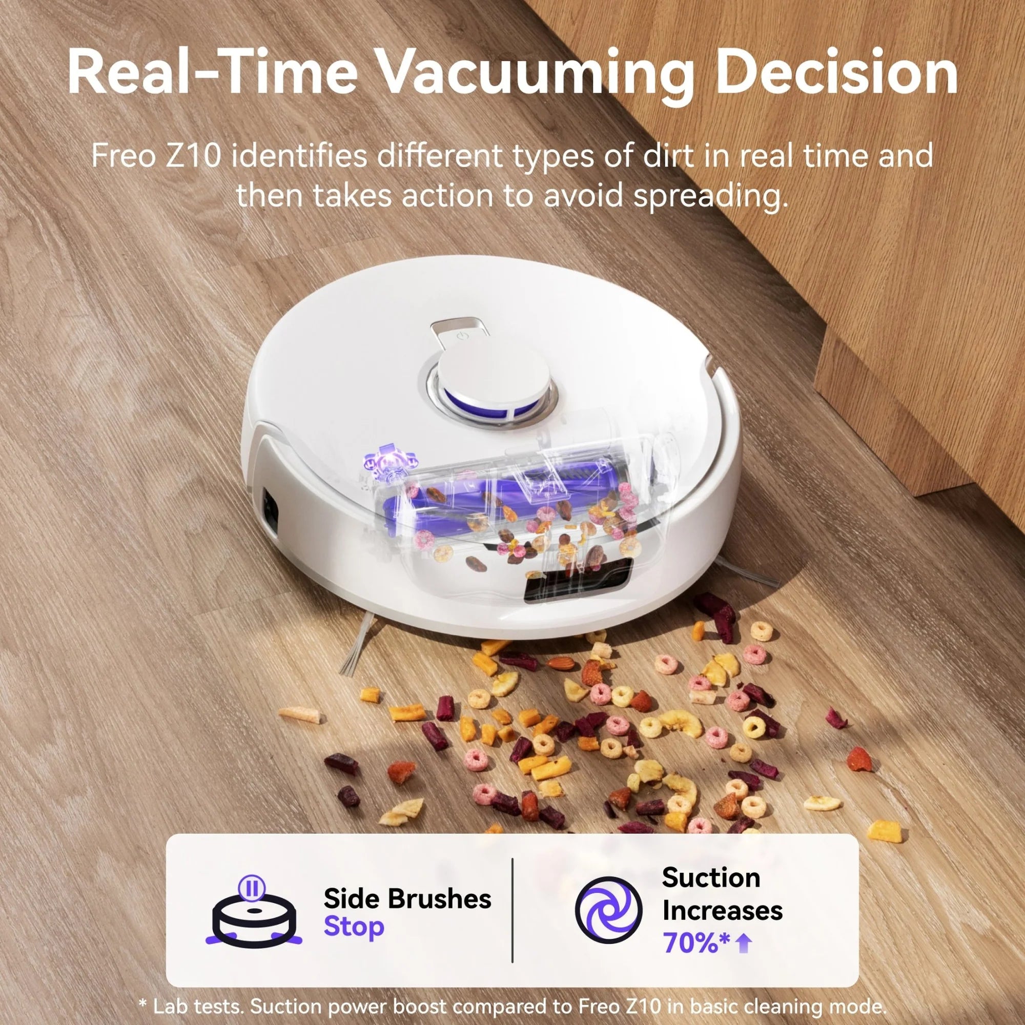 Freo Z10 3-in-1 robot vacuum cleaner with mopping function