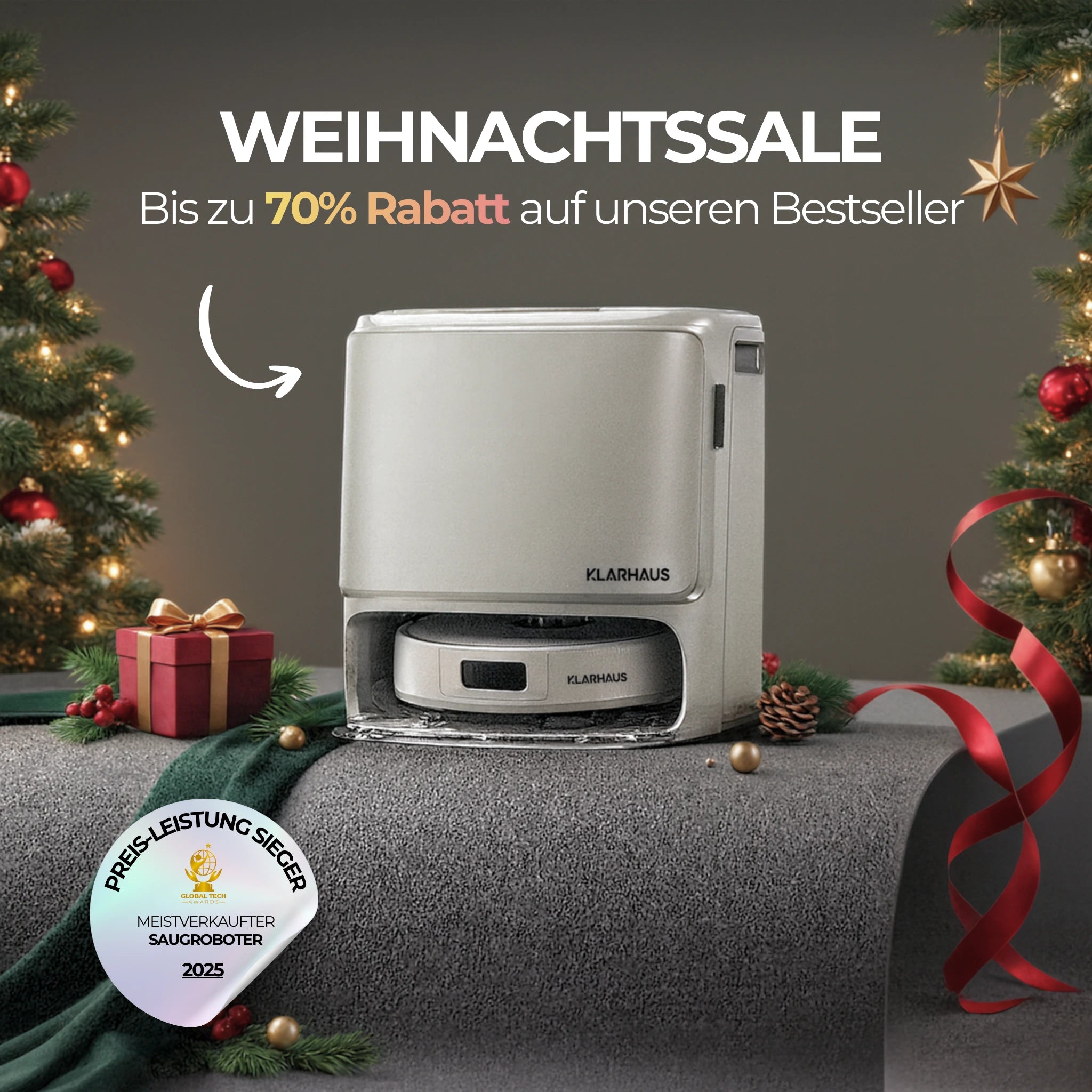 Freo Z10 3 in 1 Saugroboter mit Wischfunktion