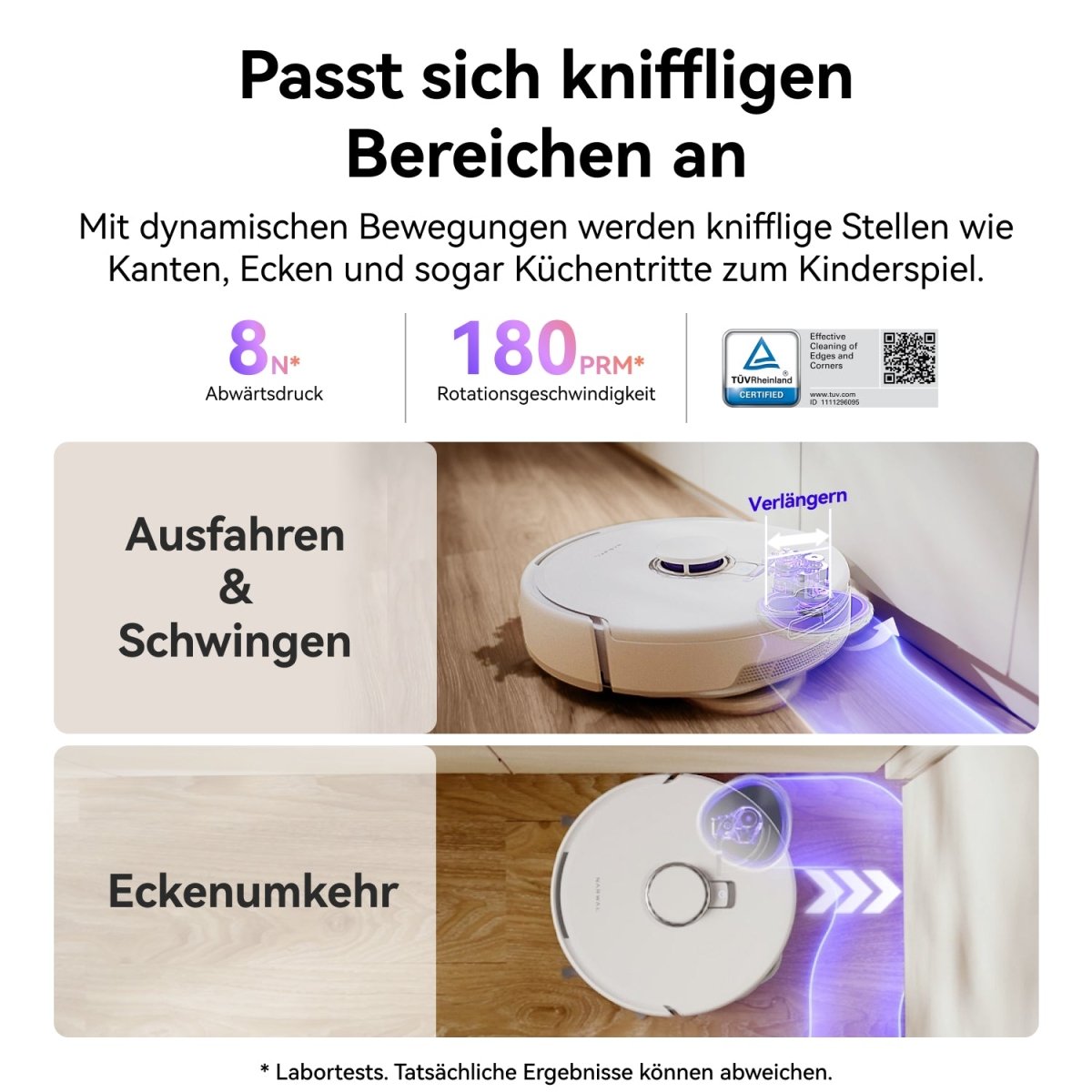 Freo Z10 3 in 1 Saugroboter mit Wischfunktion